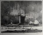 Vic Dooms - lithographie - moulin à Latem, Enlèvement ou Envoi