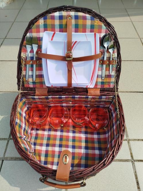 Picknickmand, Hobby en Vrije tijd, Picknickmanden, Zo goed als nieuw, Ophalen of Verzenden