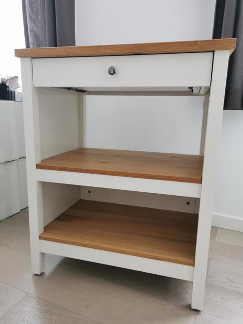 Îlot de cuisine Tornviken 72x52x90, Huis en Inrichting, Tafels | Sidetables, Zo goed als nieuw, Eikenhout, Ophalen