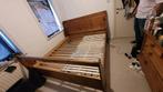 2 Persoons bed (Kingsize Bed), Huis en Inrichting, Slaapkamer | Bedden, Ophalen, Gebruikt, Bruin, Tweepersoons