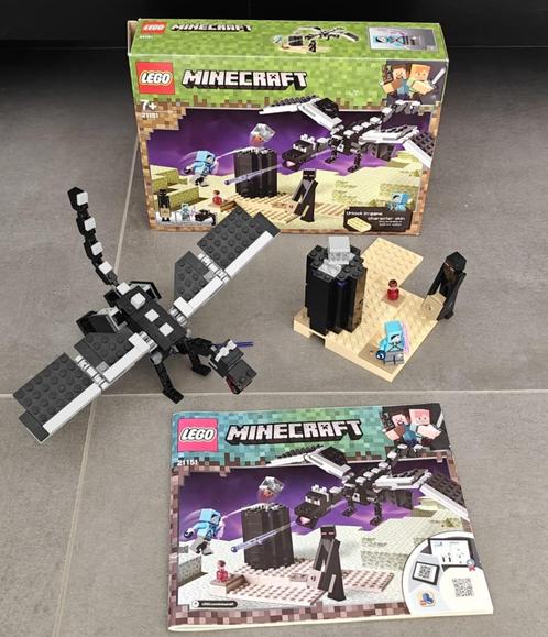 Lego 21151 - Het laatste gevecht - Minecraft, Kinderen en Baby's, Speelgoed | Duplo en Lego, Zo goed als nieuw, Lego, Complete set