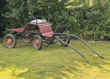 Nette Shetlander/pony kar if paardenkar (2 lamoenen) beschikbaar voor biedingen