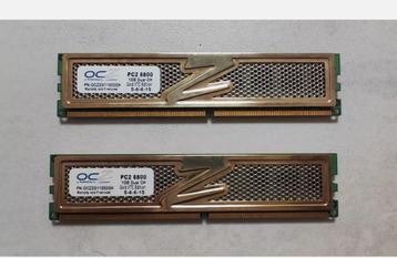 4X 1GB :: 2x 1gb OCZ PC2-8800 (1100MHz) 2x 1gb OCZ PC2-8000  beschikbaar voor biedingen