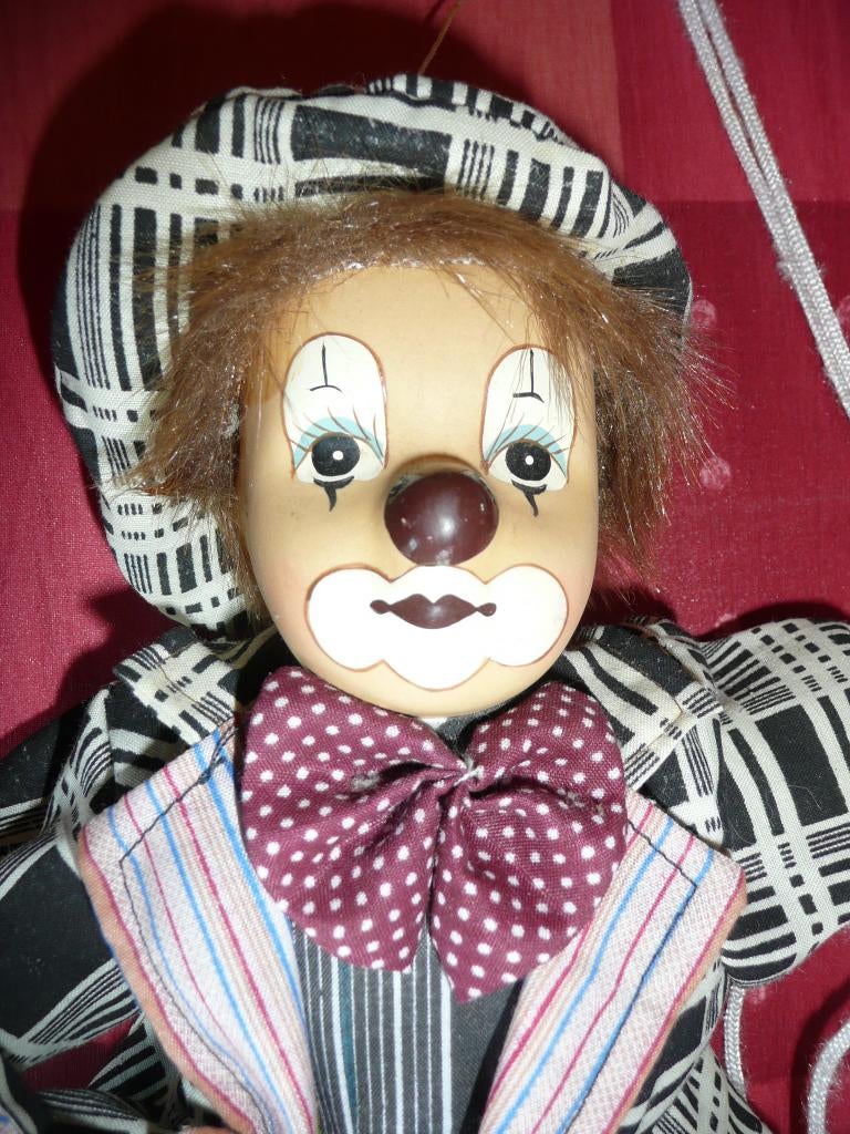 pop/clown (avec tête en céramique peinte à la main), Maison & Meubles, Accessoires pour la Maison | Autre, Neuf, Enlèvement ou Envoi