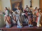Lot8 Antieke Heilige Jezus Christus Beelden Heilig Hart 70Cm, Ophalen