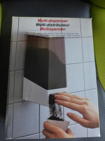 NIEUW multidispenser voor suiker, meel, pinda's, thee beschikbaar voor biedingen