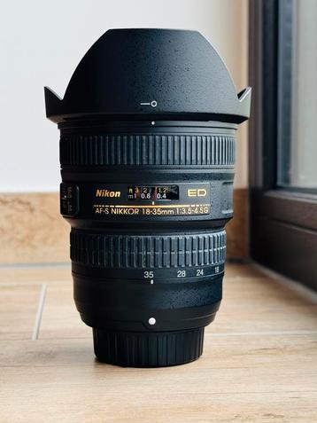Nikon 18-35mm g lens in topstaat! beschikbaar voor biedingen