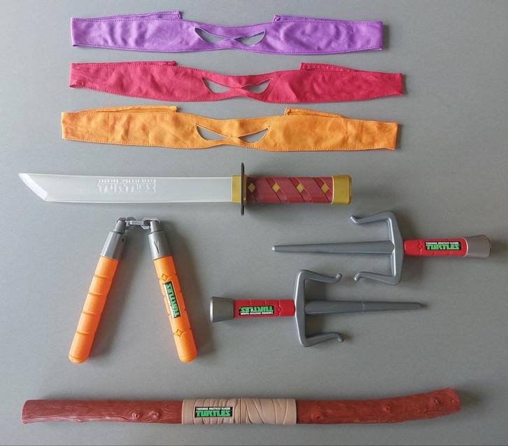 Ninja Turtles Speelgoed Vechtset, Kinderen en Baby's, Speelgoed | Buiten | Actiespeelgoed, Gebruikt, Ophalen