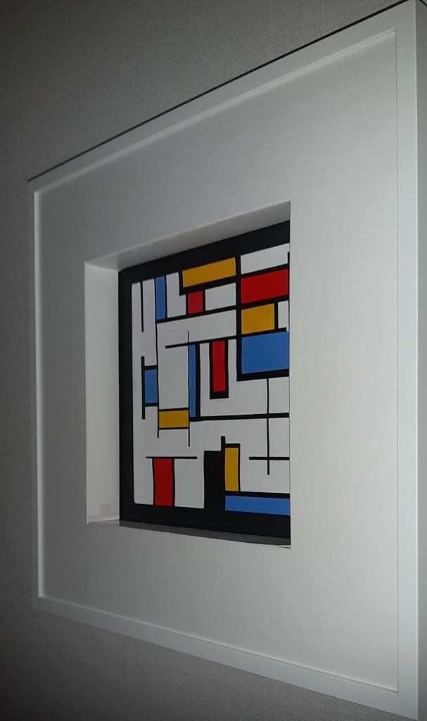 Abstract Painting. "1"., Antiek en Kunst, Kunst | Schilderijen | Abstract, Ophalen of Verzenden