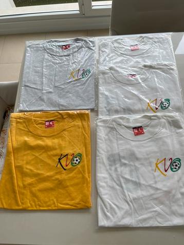 5 nieuwe t-shirts van KV Oostende XL beschikbaar voor biedingen