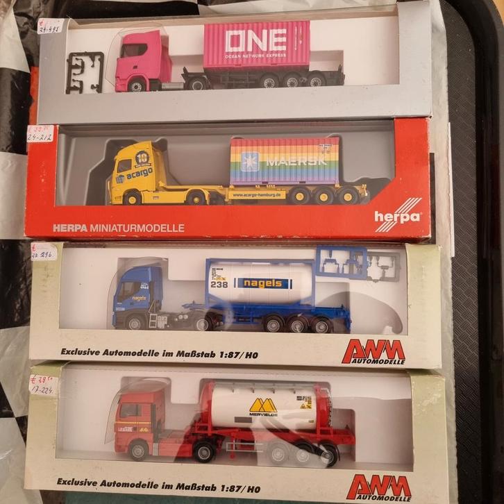 BELGISCH CONTAINER e. SPECIAL TRUCKS, Hobby en Vrije tijd, Modelauto's | 1:87, Nieuw, Ophalen of Verzenden