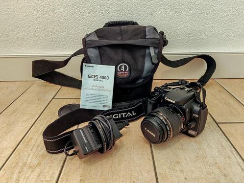 Mooie Canon EOS 400D Spiegelreflexcamera set te koop, Audio, Tv en Foto, Fotocamera's Digitaal, Zo goed als nieuw, Spiegelreflex
