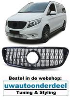 Grill Panamericana AMG Design Glans Zwart Voor MB Vito W447, Verzenden