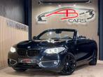 BMW 2 Serie 218 DA * CABRIOLET LUXURY * GAR 12 MOIS * 114MKM, Autos, Cuir, 116 g/km, Entreprise, Cabriolet