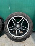 Set winterbanden 205/55 R16 op Audi alu velgen, Auto-onderdelen, Banden en Velgen, Ophalen, Gebruikt, 16 inch, Band(en)