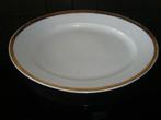 Ovale schotel in Oud Brussels porselein., Ophalen