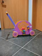 Chariot d'activités en bois, Ophalen, Zo goed als nieuw, Rij- of Hobbelspeelgoed