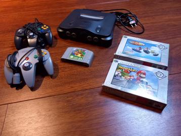 Nintendo 64 spelconsole compleet met extra controller 3 game