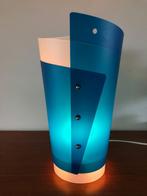 Vintage design retro mid-century modern lamp tafellamp, Minder dan 50 cm, Zo goed als nieuw, Glas, Ophalen