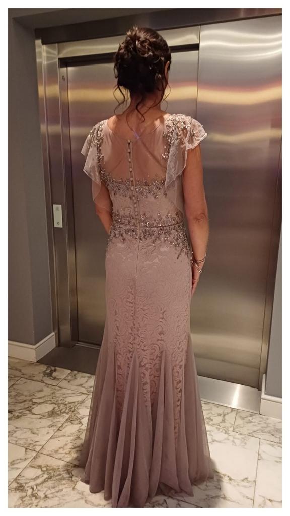 T38 ceremoniejurk, Kleding | Dames, Gelegenheidskleding, Zo goed als nieuw, Ophalen of Verzenden