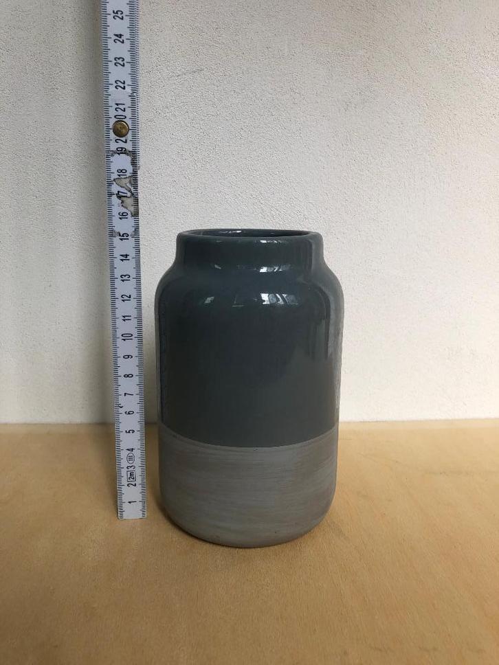Vaas, Huis en Inrichting, Woonaccessoires | Vazen, Nieuw, Blauw, Minder dan 50 cm, Aardewerk of Porselein, Ophalen