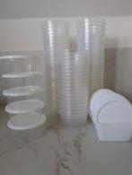 Bewaardozen met deksel., Huis en Inrichting, Keuken | Tupperware, Ophalen, Wit