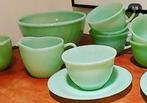 Jadeite fireking servies, Ophalen of Verzenden