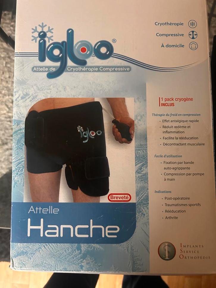 Attelle de hanche Igloo – Cryothérapie compressive, Autos : Divers, Carkits, Comme neuf, Enlèvement