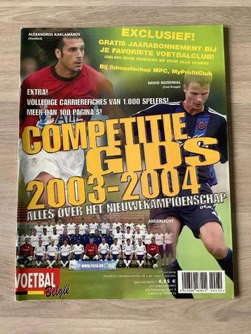 Voetbal België - Competitiegids Seizoen 2003-2004 beschikbaar voor biedingen