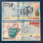 Burundi - 5.000 frank 2015 - Pick 53 - UNC, Postzegels en Munten, Bankbiljetten | Afrika, Los biljet, Ophalen of Verzenden, Burundi