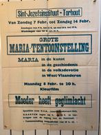 Retro affiche van een tentoonstelling 1954, Verzamelen, Posters, Ophalen of Verzenden, Zo goed als nieuw