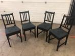 ikea stoel (4 stuk), Huis en Inrichting, Stoelen, Ophalen, Gebruikt, Zwart, Vier