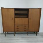 Vintage highboard wandkast kleerkast wandmeubel, Comme neuf, Enlèvement ou Envoi