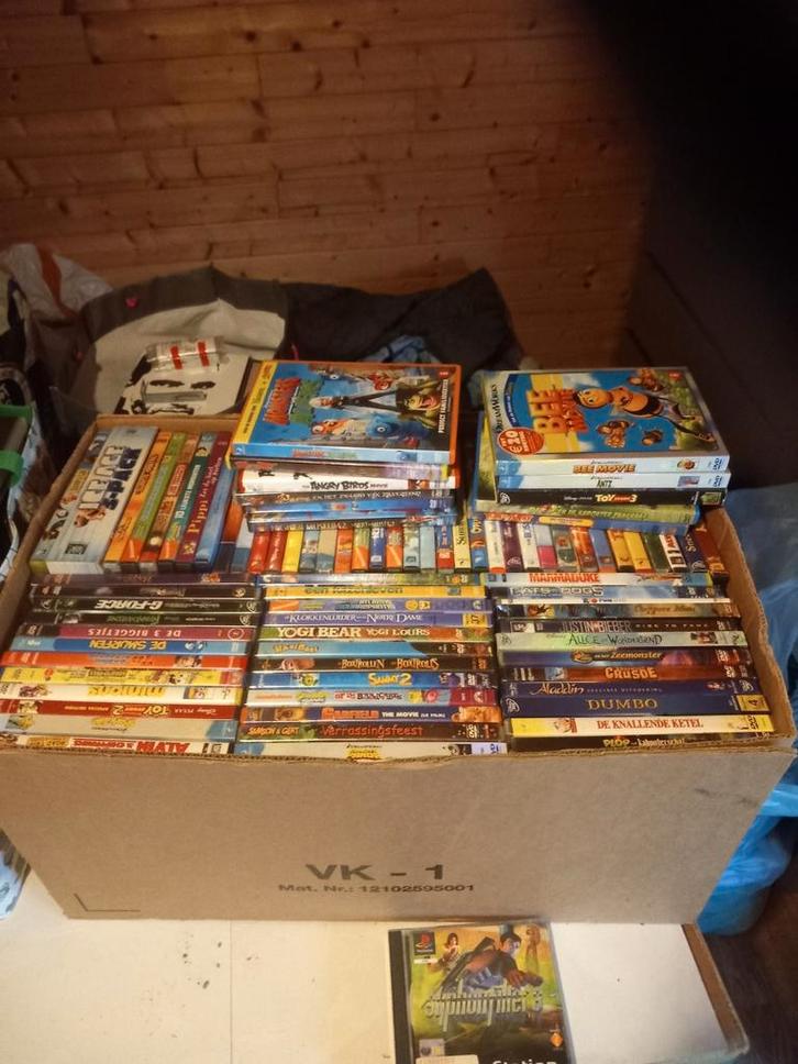 Kinder dvd collectie +/-200st, Cd's en Dvd's, Dvd's | Kinderen en Jeugd, Zo goed als nieuw, Ophalen
