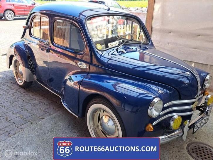 Renault 4CV | 1957 | Route 66 Auctions, Auto's, Oldtimers, Bedrijf, Te koop, Renault, Benzine, Overige carrosserie, Handgeschakeld