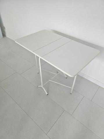 Table pliante blanche 60x100x72