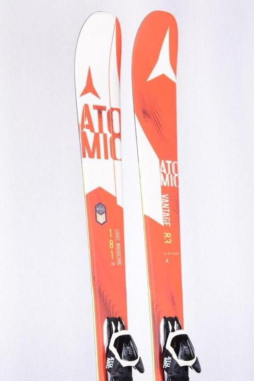 SKis ATOMIC VANTAGE 83 de 181 cm, rouge/blanc, noyau en bois, Sports & Fitness, Ski & Ski de fond, Envoi