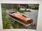 Schitterende antieke houten boot - Pinin Super Totuga 25 - z, Watersport en Boten, Motorboten en Motorjachten, Ophalen, Gebruikt