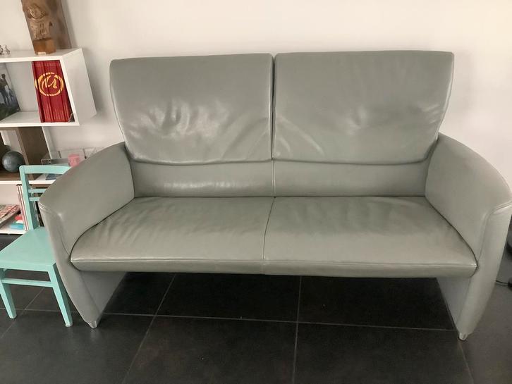 Canapé cuir Jori, Huis en Inrichting, Zetels | Zetels, Gebruikt, Rechte bank, Driepersoons, Leer, Ophalen