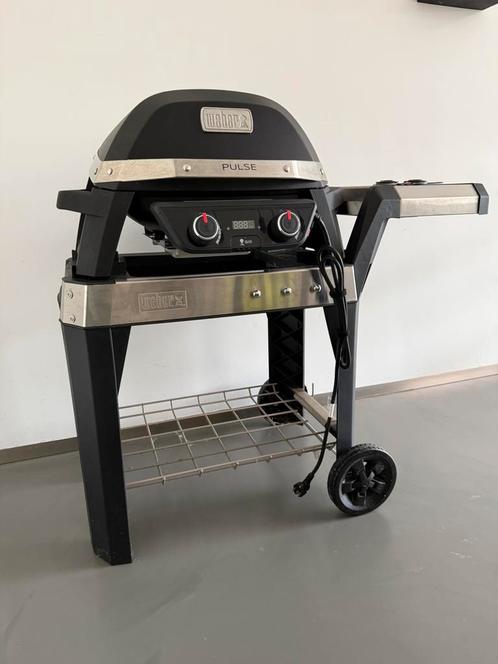 Weber Pulse elektrische BBQ met onderstel, Tuin en Terras, Elektrische barbecues, Zo goed als nieuw, Ophalen