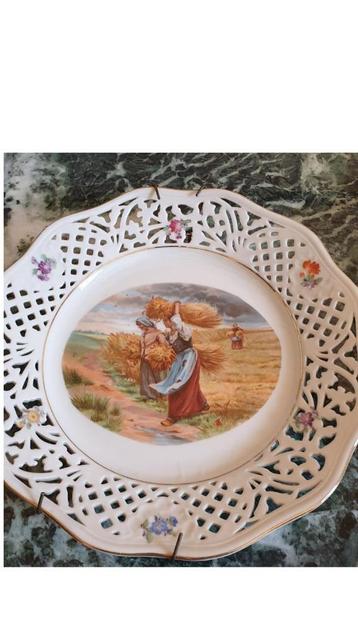 lot de 2 assiettes en porcelaine de Bavière beschikbaar voor biedingen