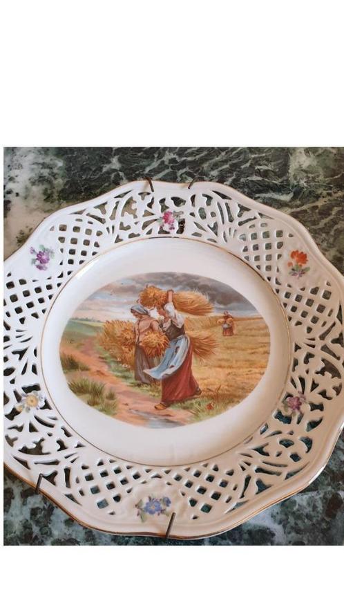 lot de 2 assiettes en porcelaine de Bavière, Antiek en Kunst, Antiek | Porselein, Ophalen