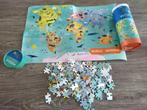 Puzzel wereldkaart 200 stuks, Hobby en Vrije tijd, Minder dan 500 stukjes, Gebruikt, Legpuzzel, Ophalen