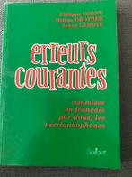 Erreurs couranters, Boeken, Ophalen of Verzenden, Zo goed als nieuw, P. Cornu; H. Grothen; J. Lamote