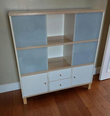  Ikea kast met 4schuifdeuren, 2deuren en 2lades ALS NIEUW  beschikbaar voor biedingen