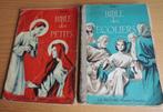 2 bibles: celle des petits et celle des écoliers 1960 5€, Livres, Utilisé, Enlèvement ou Envoi, Christianisme | Catholique, Collectif