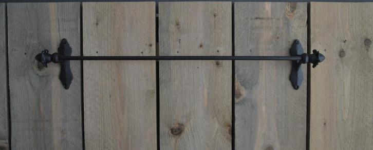 HANDDOEKREK sierlijk groot bruin of zwart LANDELIJK, Huis en Inrichting, Badkamer | Badtextiel en Accessoires, Nieuw, Handdoekenrek