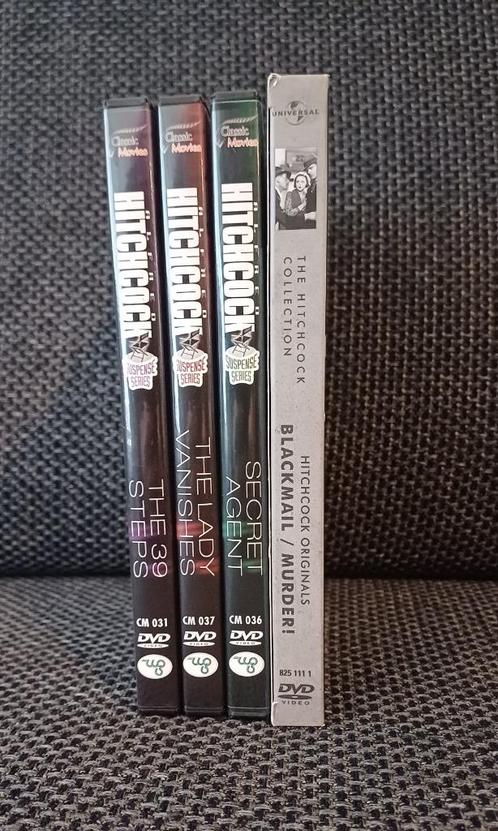 DVD: 5 Hitchcock films, Cd's en Dvd's, Dvd's | Thrillers en Misdaad, Zo goed als nieuw, Overige genres, Ophalen of Verzenden
