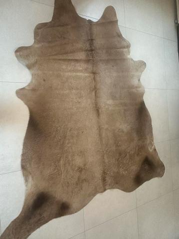 Magnifique tapis peau de vache beige beschikbaar voor biedingen