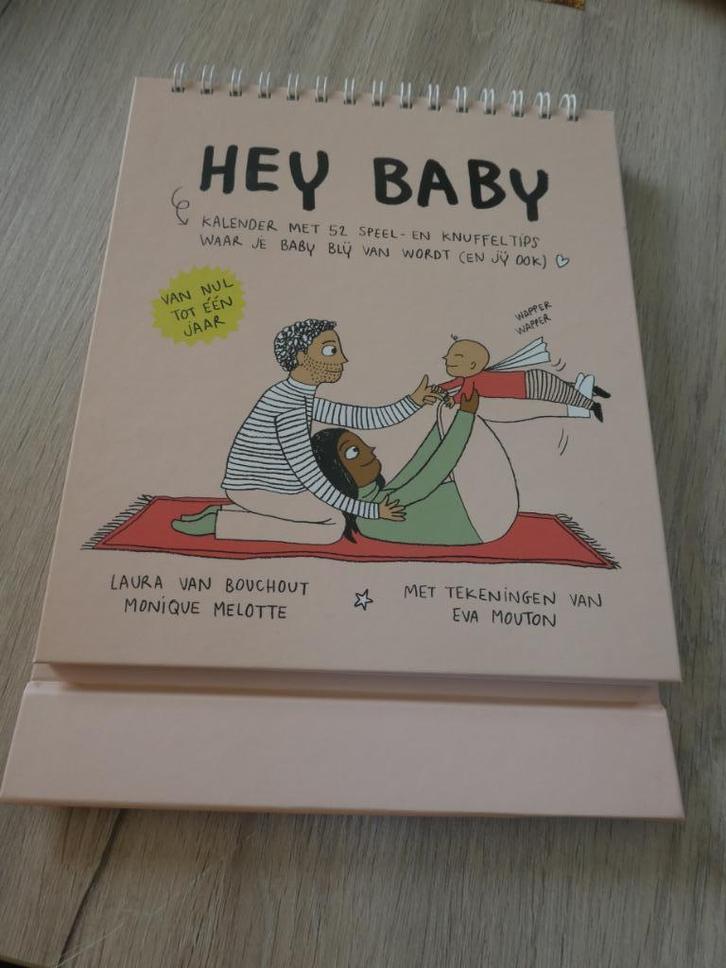 Hey baby kalender met 52 speel- en knuffeltips, Boeken, Zwangerschap en Opvoeding, Nieuw, Opvoeding tot 6 jaar, Ophalen of Verzenden